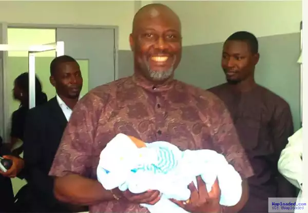 PHOTONEWS: Dino Melaye welcomes new baby